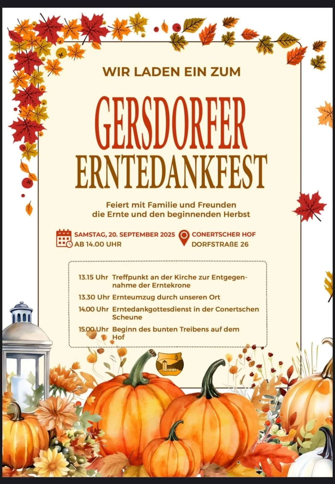 OHOME Riesen-Malposter Zum Erntedankfest – 76x183 Cm, Als Tischdecke Oder Deko, Bastelspaß Für Kinder
