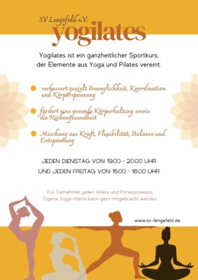 Veranstaltung: Yogilates Fr 16. 05. 2025