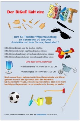 13. Warentauschtag