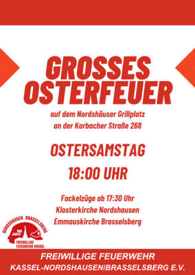 Osterfeuer Plakat 2025 (Bild vergrößern)