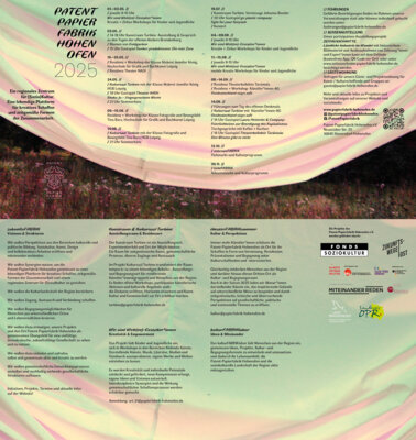 Flyer Jahresprogramm 2025