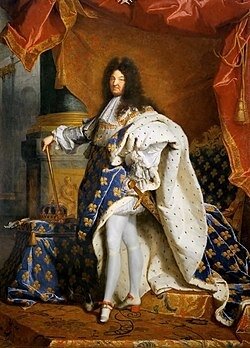 Porträt König XIV von Frankreich