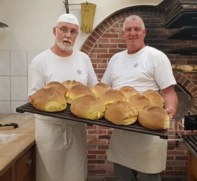 Kürbisstuten aus dem Steinofen aus der Mühle Idafehn (Foto: Groeneveld) (Bild vergr&ouml;&szlig;ern)
