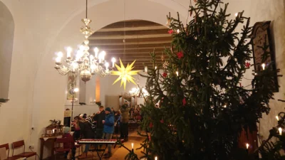 Weihnachtsstimmung in der Dorfkirche Ladeburg