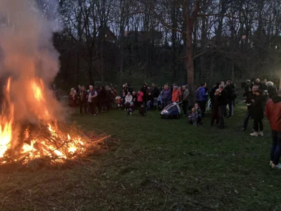 Osterfeuer 2024 - Viele Zuschauer - wie in jedem Jahr