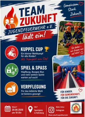 Team Zukunft - Jugendfeuerwehr e. V. lädt ein