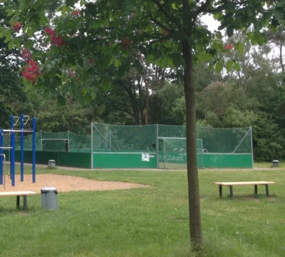 Mini-Fußballfeld im Grünen (Bild vergr&ouml;&szlig;ern)