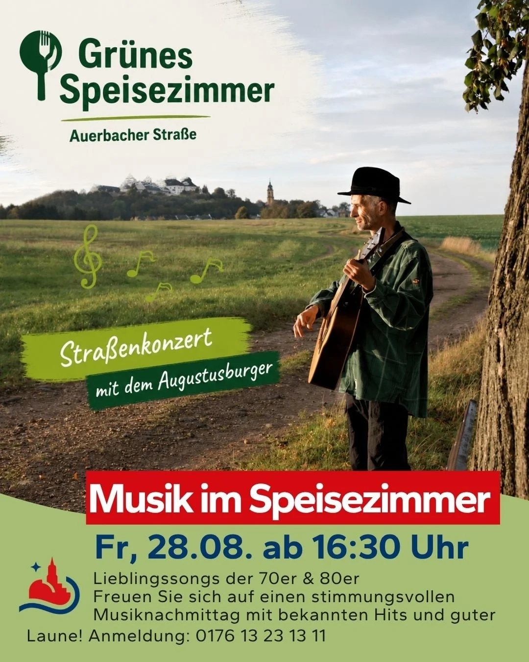 Straßenkonzert mit dem "Augustusburger"