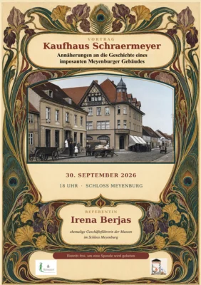 Plakat der Vortragsveranstaltung