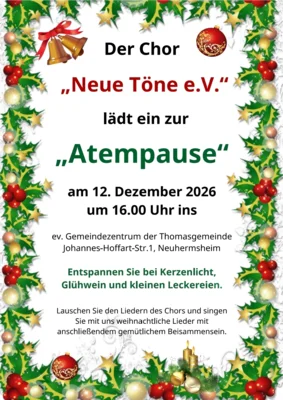 Vorfreude aufs Fest mit weihnachtlichen Liedern