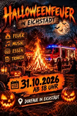 Veranstaltung: Halloweenfeuer in Eichst&auml;dt