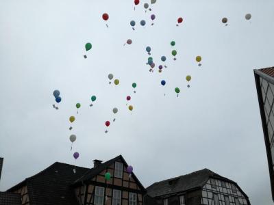 Fotoalbum Luftballon-Aktion