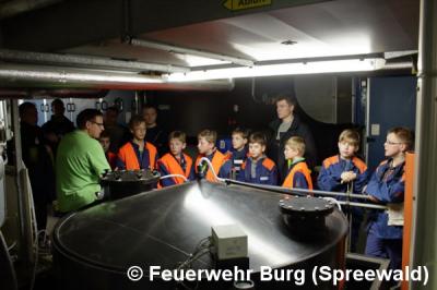 Foto des Albums: Burger Jugendfeuerwehr schaut hinter die Kulissen der SpreewaldTherme