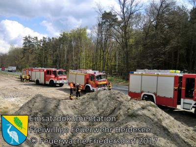 Vorschaubild: Einsatz 14/2017 | Transporter auf LKW | BAB 12 AS Friedersdorf - AS Storkow