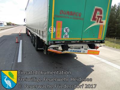 Vorschaubild: Einsatz 14/2017 | Transporter auf LKW | BAB 12 AS Friedersdorf - AS Storkow