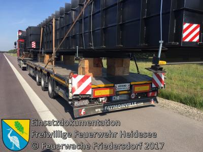 Vorschaubild: Einsatz 17/2017 | VU 3x LKW 1x PKW | BAB 12 AS Storkow - AS Friedersdorf