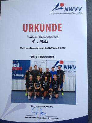 1. Platz Verbandsmeisterschaft in L&uuml;neburg 