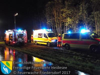 Vorschaubild: Einsatz 141/2017 | Motorradunfall | L40 OV Bindow - Friedersdorf