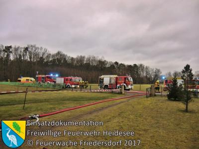 Vorschaubild: Einsatz 151/2017 | Brand eines Nebengebäudes | Dolgenbrodt Fährwinkel