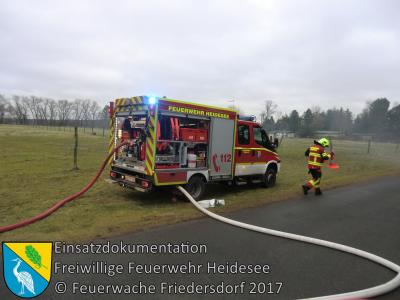 Vorschaubild: Einsatz 151/2017 | Brand eines Nebengebäudes | Dolgenbrodt Fährwinkel