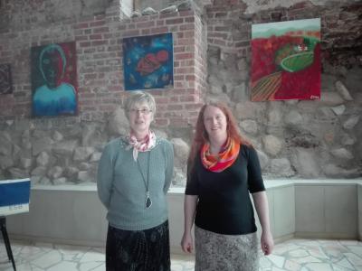 Foto des Albums: Ausstellungseröffnung Inken Stampa: "Farbenfrühling"