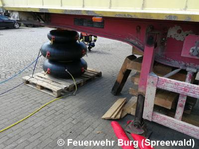 Ausbildungseinheit "Bewegen von Lasten" und das "Retten aus H&ouml;hen und Tiefen" 