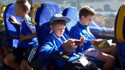 Foto des Albums: Siegerfahrt zum Fußballturnier "Der Junge mit der Deutschlandfahne"