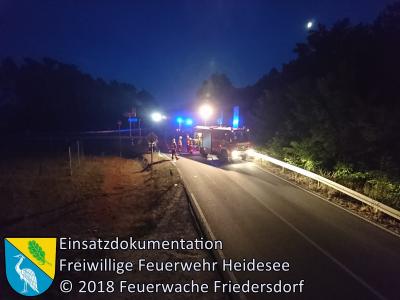 Vorschaubild: Einsatz 77/2018 | PKW in Vollbrand | BAB 12 AS Friedersdorf