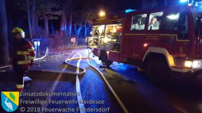 Vorschaubild: Einsatz 98/2018 | Schuppen in Vollbrand | Blossin Kolberger Straße