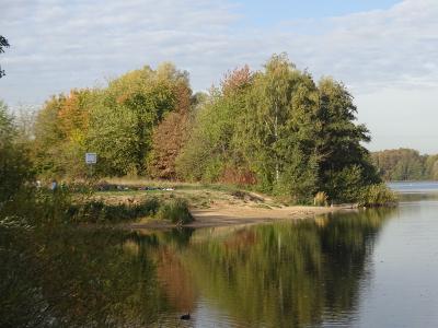 Idyllischer Blick auf die Picknickdecken! 