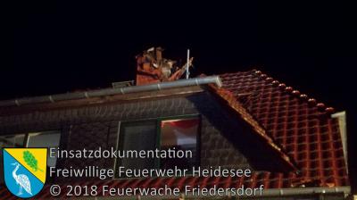 Vorschaubild: Einsatz 106/2018 | Rauchentwicklung nach Blitzeinschlag | Klein Eichholz Kolonie