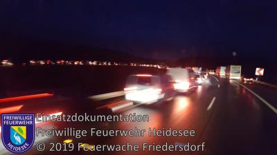Vorschaubild: Einsatz 7/2019 | VU 2x PKW gegen LKW | BAB 10 AD Spreeau - AS Niederlehme