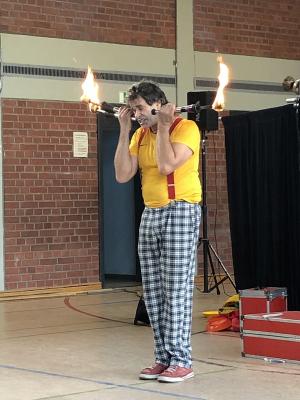 H&ouml;hepunkt: Kunstst&uuml;cke mit dem Feuer 