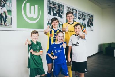 Foto des Albums: Fotoshooting beim VfL Wolfsburg - Aileen Engelbrecht vertritt TSV Barmke (03. 03. 2019)