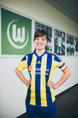 Foto des Albums: Fotoshooting beim VfL Wolfsburg - Aileen Engelbrecht vertritt TSV Barmke (03. 03. 2019)