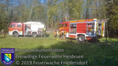 Vorschaubild: Einsatz 24/2019 | Schuppen in Vollbrand | Dolgenbrodt An der Dorfaue
