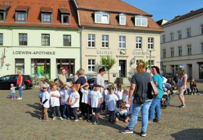 Foto des Albums: Maibaumaufstellung auf dem Großen Markt in Perleberg (26. 04. 2019)