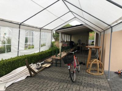 Kranzbinden Vorbereitung 
