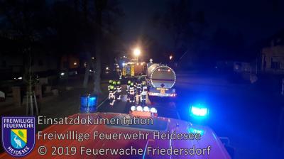 Vorschaubild: Einsatz 101/2019 | Brennender LKW | Gräbendorf Karl-Woitschach-Straße