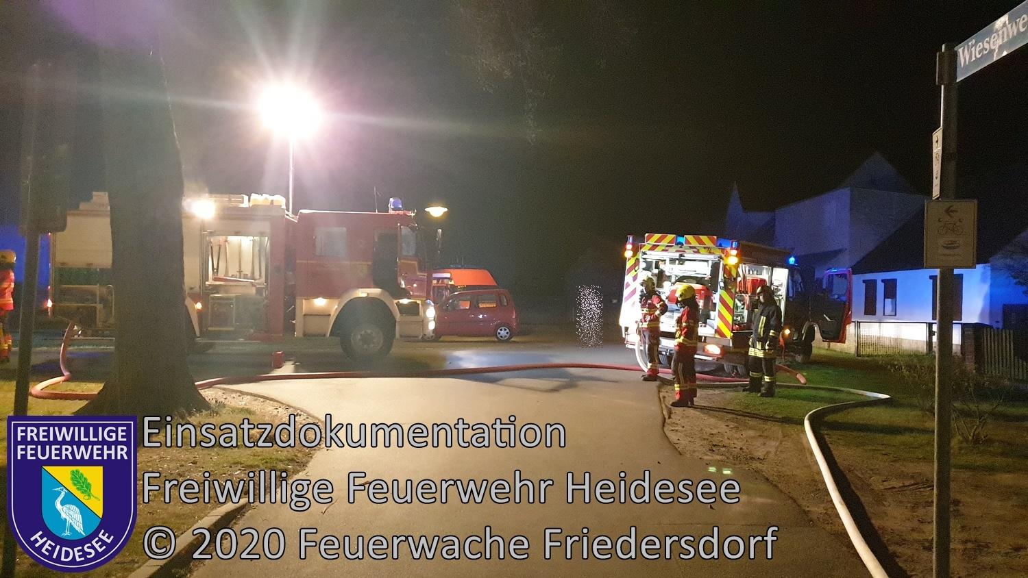 Bild: Einsatz 25/2020 | Küchenbrand | Dolgenbrodt An der Dorfaue