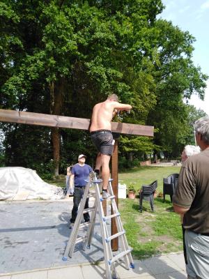 Foto des Albums: Neubau Terrasse und Trainerhäuschen (10. 07. 2020)