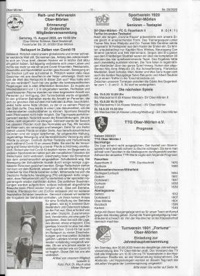 Artikel "Reitsport in Zeiten von Covid-19" 