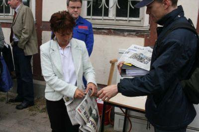 Foto des Albums: Grundsteinlegung zur Rekonstruktion des Herbstschen Hauses (11.05.2009)