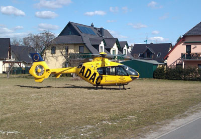Rettungshubschrauber aus Senftenberg 