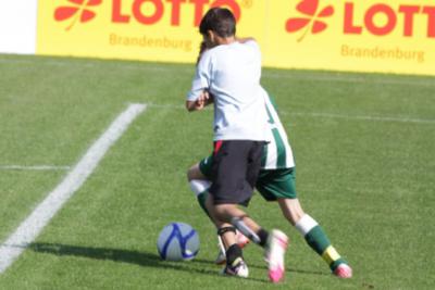 Foto des Albums: Vorrundenspiel Schulcup Babelsberg 03: Großbeeren gegen Großglienicke (1:0)
