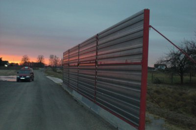 Vorschaubild: mobiler Lärmschutz im Tagebau - Januar 2012