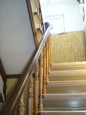 Kompletterneuerung Altbau-Gel&auml;nder aus Erle 