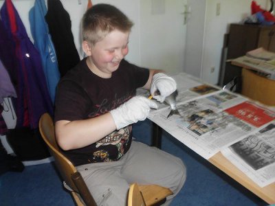Foto des Albums: Die Klasse 5a präpariert Fische
