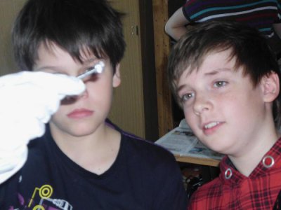 Foto des Albums: Die Klasse 5a präpariert Fische