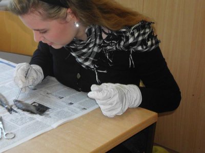 Foto des Albums: Die Klasse 5a präpariert Fische
